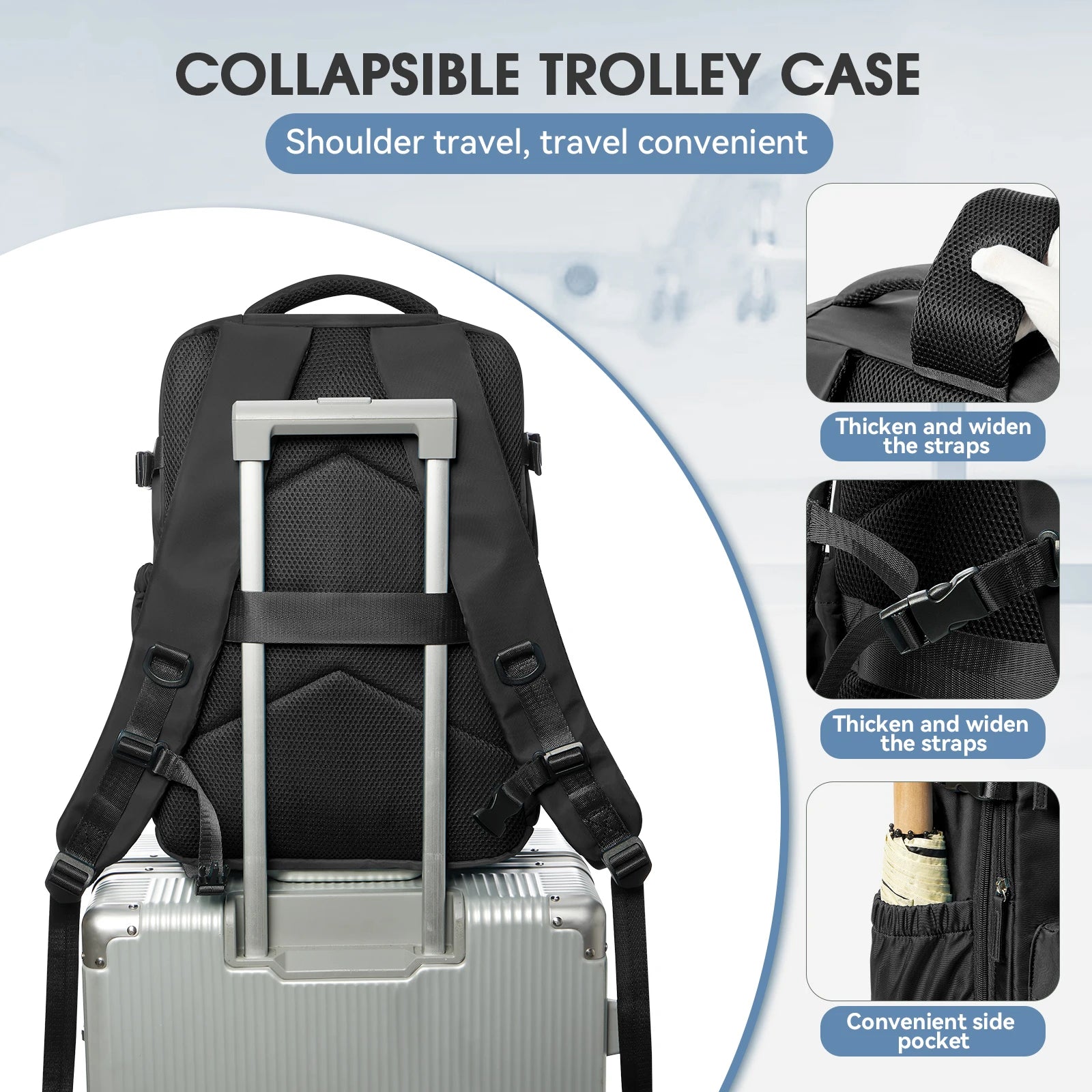 NexoraTravel™ Vacuum Backpack Travel Bag